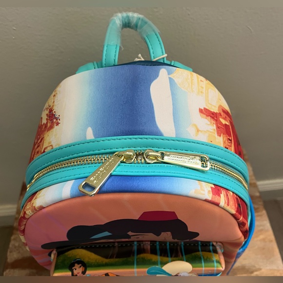 Loungefly Aladdin Princess Scenes Mini Backpack - Picture 6 of 9